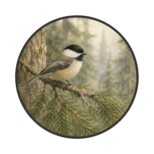 Chickadee's the Heralds of the Forest