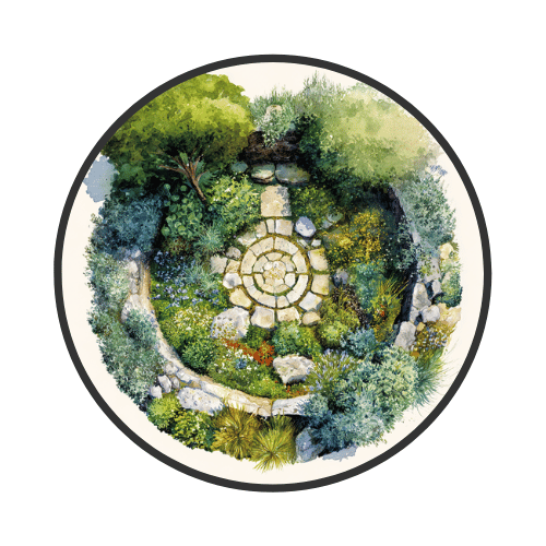 Herbal Medicine Wheel Garden