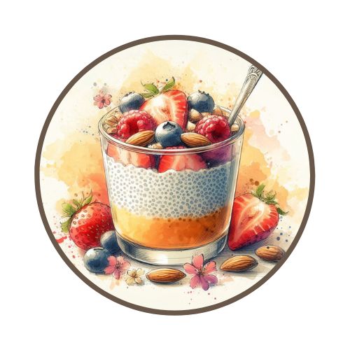 Low Sugar Snacks With Chia Pudding Recipe