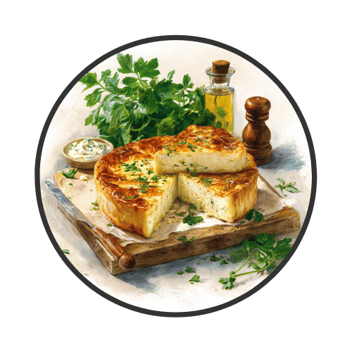 Serbian Cheese Pie