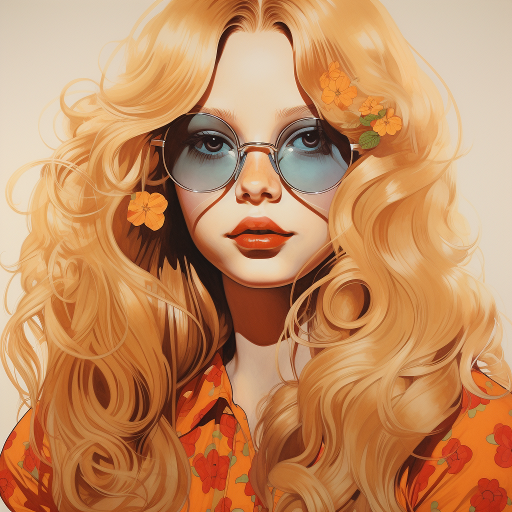 70s style portrait image of RC's Customer Care Specialist- Birdy