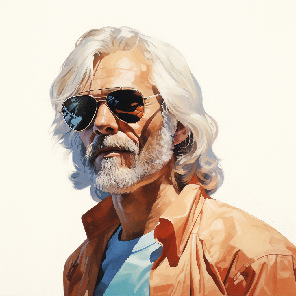 70s style portrait image of RC's owner- Matt