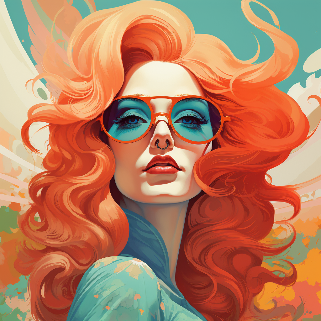 70s style portrait image of RC's Accounts Receivable and Payable - Meagan