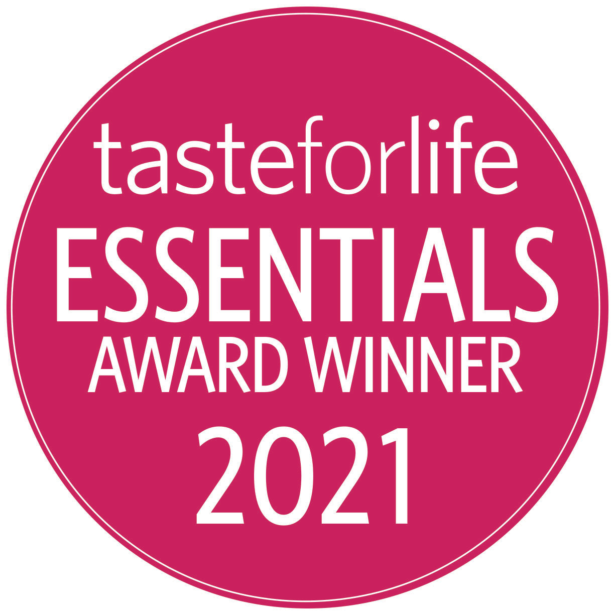 Taste for Life Essentials Award Winner 2021