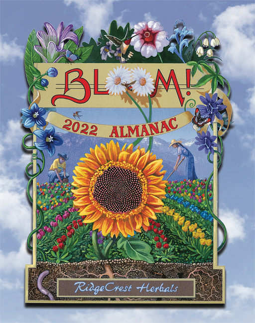 2022 RidgeCrest Herbals Almanac Cover